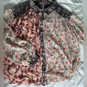 Free People Dani Blouse, size small